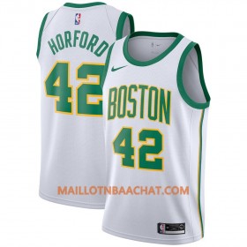 Maillot NBA Boston Celtics Al Horford 42 2018-19 Nike City Edition Blanc Swingman - Homme